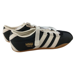 Adidas Originals TOKYO MJ JR4790 Core Black / Cream / Gold Metallic Women 5.5 US